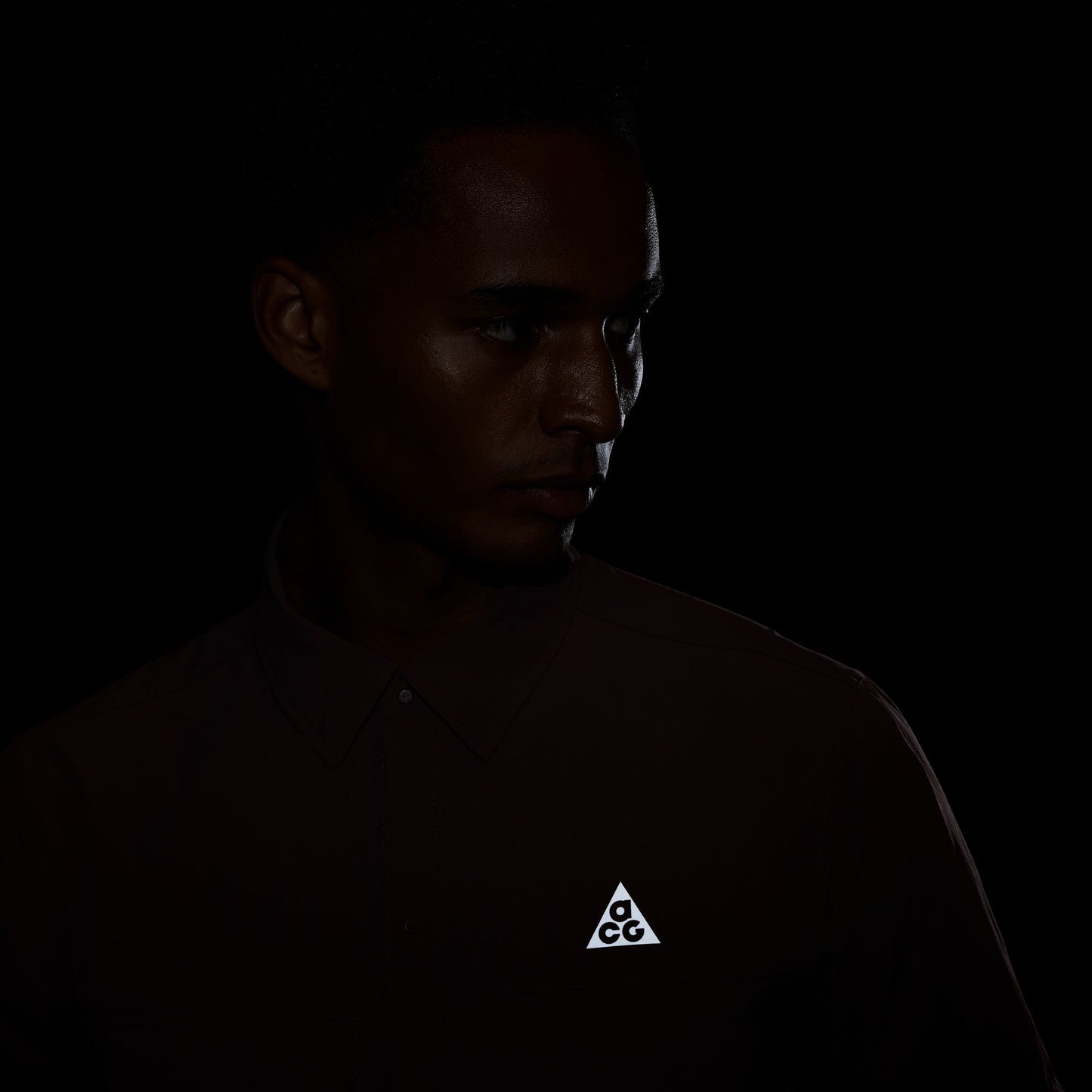 Men's ACG "Aireez" Button-Up Trail Running Top