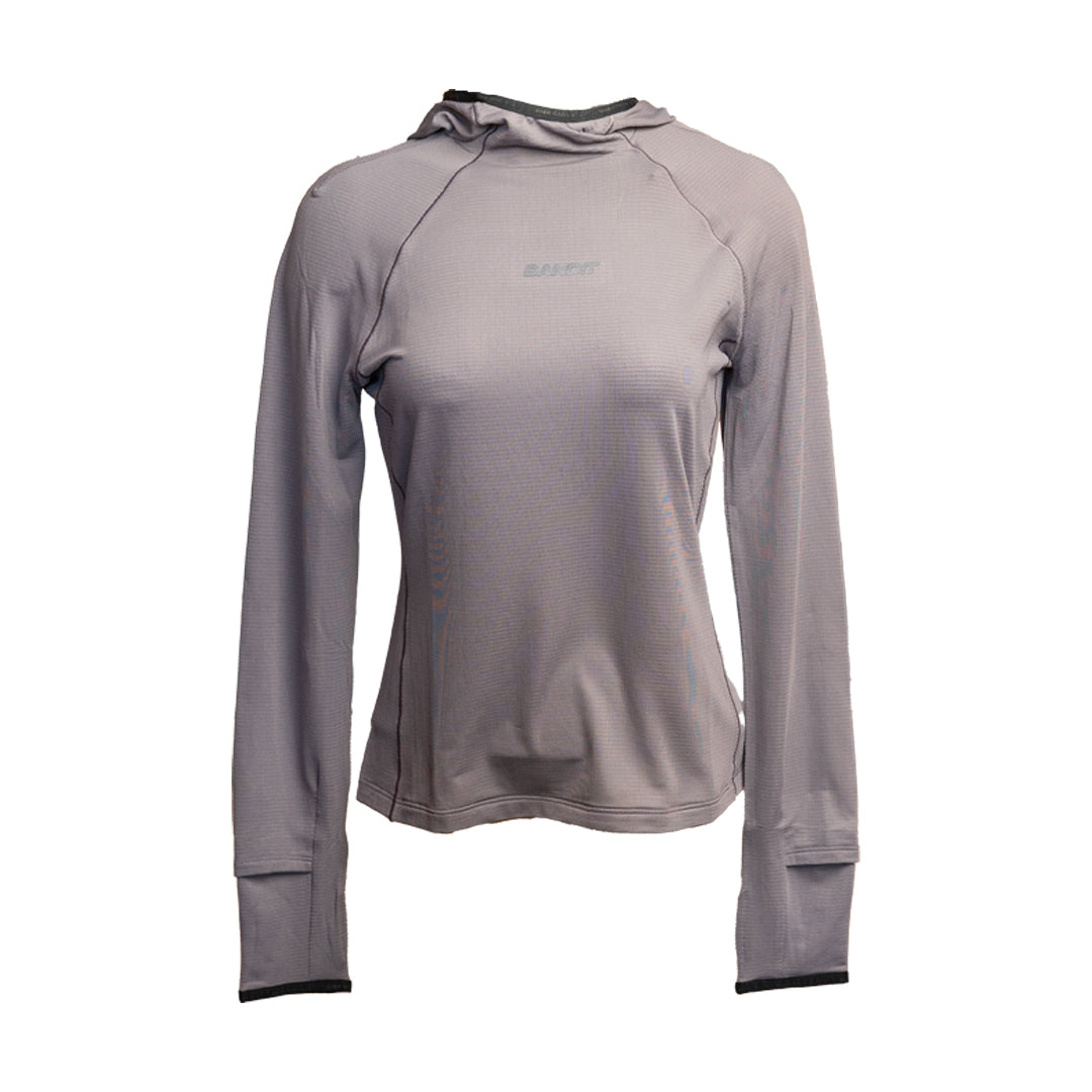 Women's AuraGrid Hooded Performance Top