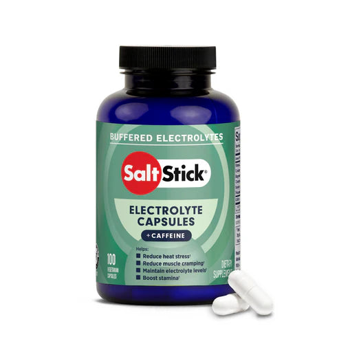 Salt Stick Caps Bottle 100 ct + Caffeine