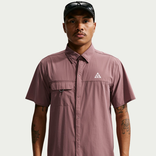 Men's ACG "Aireez" Button-Up Trail Running Top